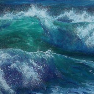 Ocean Waves - Acrylic on Canvas